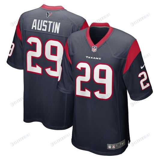 Alex Austin 29 Houston Texans Men's Game Jersey - Navy